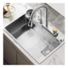 Kit tarja cascada premium 80x45cm, plateado