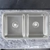 Tarja Submontable doble 82×47x22cm - Acero Inoxidable