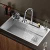Kit tarja cascada premium 80x45cm, plateado