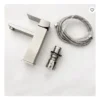 Monomando Bajo para Lavabo, Satinado | Acero Inoxidable