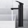 51DPFPE4FyL._AC_SX679_ Monomando Alto para Lavabo, Negro| Acero Inoxidable