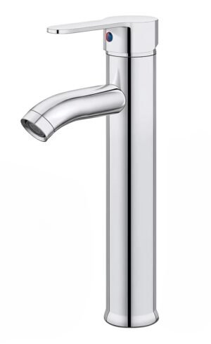 D_NQ_NP_2X_636047-MLM90367417721_082025-F-llaves-mezcladora-monomando-fregadero-para-lavabo-bano Monomando cilíndrico alto, plateado | Acero Inoxidable