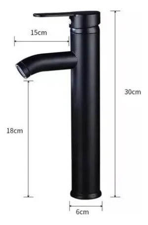 D_NQ_NP_2X_669375-MLM88649326688_072025-F-grifo-monomando-negro-mezclador-grifo-lavabo-barato Monomando cilíndrico alto, negro| Acero Inoxidable