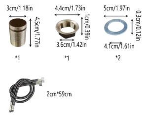 Monomando Alto para Lavabo, Dorado| Acero Inoxidable