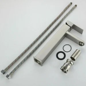 D_NQ_NP_2X_898847-CBT52716812979_122022-F-llave-mezcladora-monomando-de-acero-cepillado-para-bano-30cm Monomando Alto para Lavabo, satinado | Acero Inoxidable