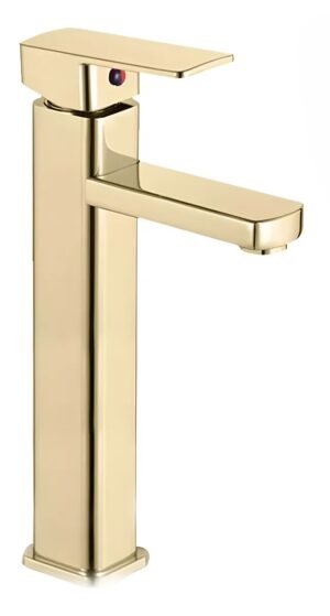 D_NQ_NP_2X_926535-MLM88634134918_072025-F-grifo-monomando-de-dos-agujeros-modo-frio-y-calor-tubo Monomando Alto para Lavabo, Dorado| Acero Inoxidable