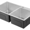 D_NQ_NP_2X_953728-MLA89691368565_082025-F Tarja Doble 82x45 cm, con escurridor y contracanastas – Acero Inoxidable